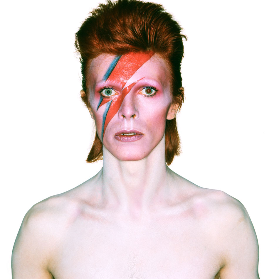 Album cover shoot for Aladdin Sane 1973 /Photograph by Brian Duffy /Duffy Archive