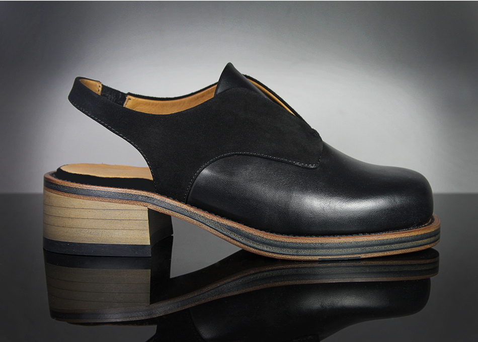 KD Syreni Shoe Black Suede & Calf Leather (Contact info@kultdomini.com for stockists)