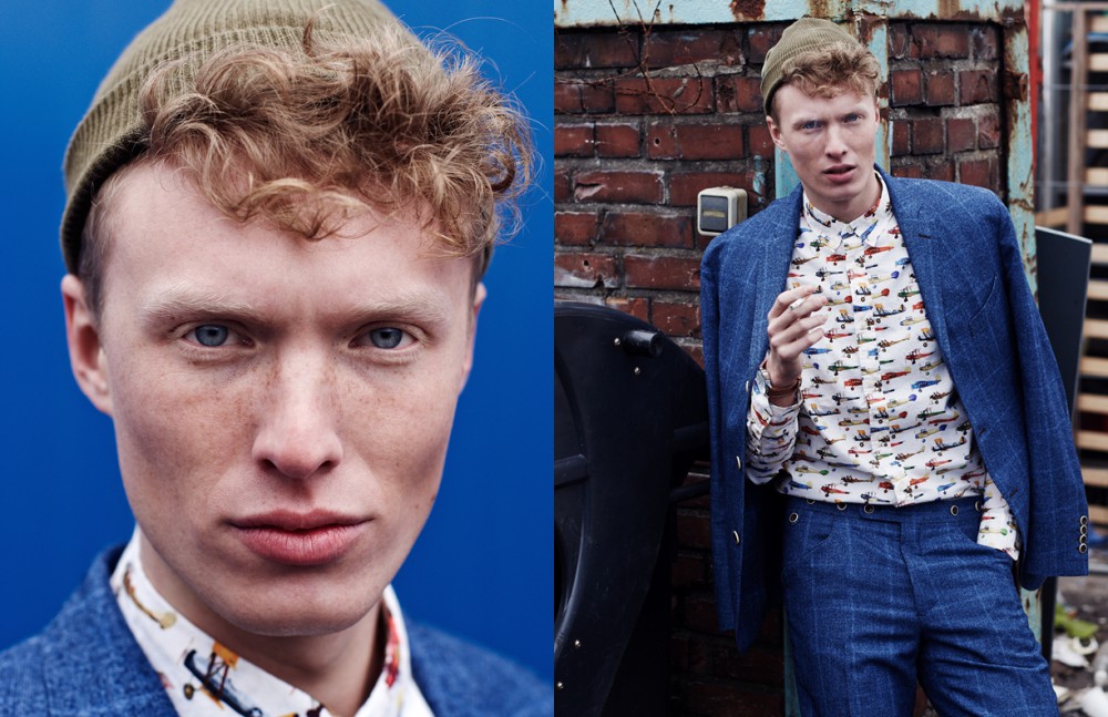 Phillip Wörtmann @ Modelwerk wears Beanie / Weekday Suit / Herr von Eden Shirt / Topman
