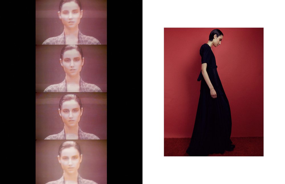 Robe / 1980’s Hermès Opposite Dress / 1970’s Quorum London by Ossie Clark