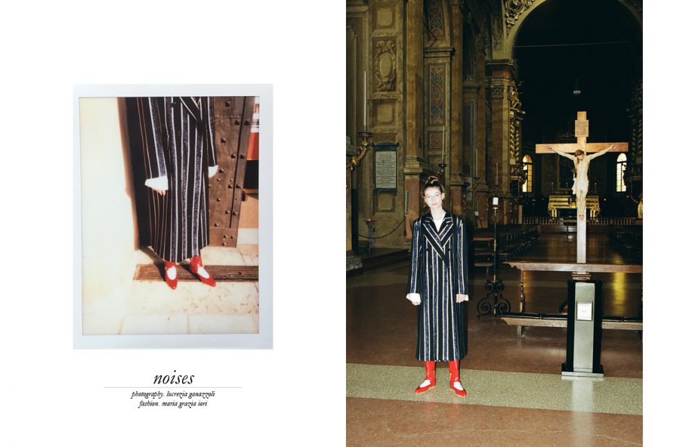 Coat & Skirt / Dries Van Noten Shoes / Marni Eyewear / Dior Vintage