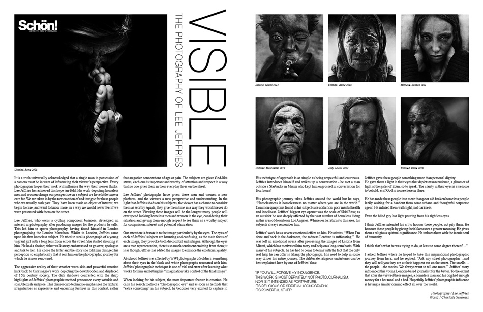 visible: the photography of lee jeffries – Schön! Magazine