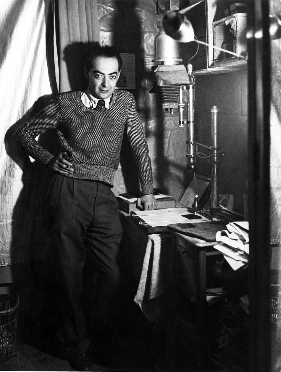 Brassaï in his studio, ca 1932.