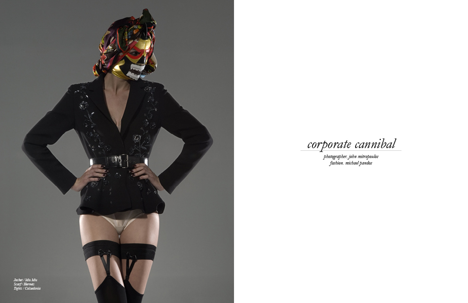 Jacket / Miu Miu Scarf / Hermès Tights / Calzedonia