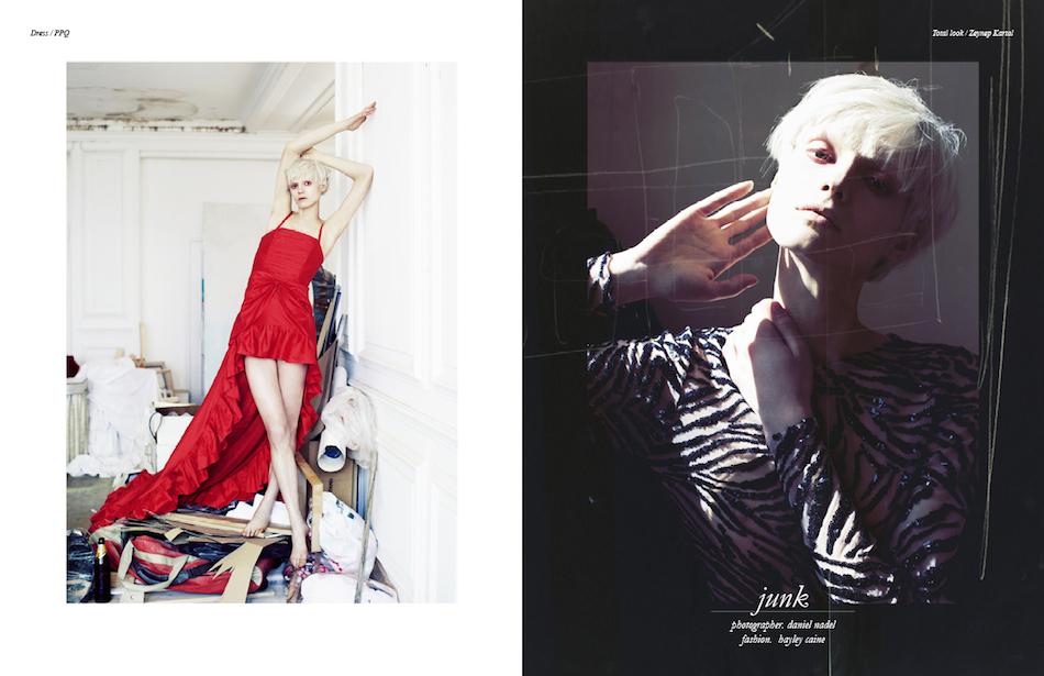 Left  Dress / PPQ Right Total look/ Zeynep Kartal