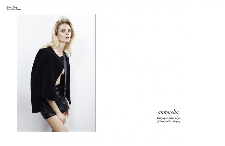 Jacket / Céline  Shorts / Saint Laurent