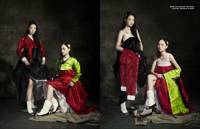 ￼Hanbok, Socks And Shoes / Park Sulnyeo  Accessories / Minwhee Art & Jewelry 