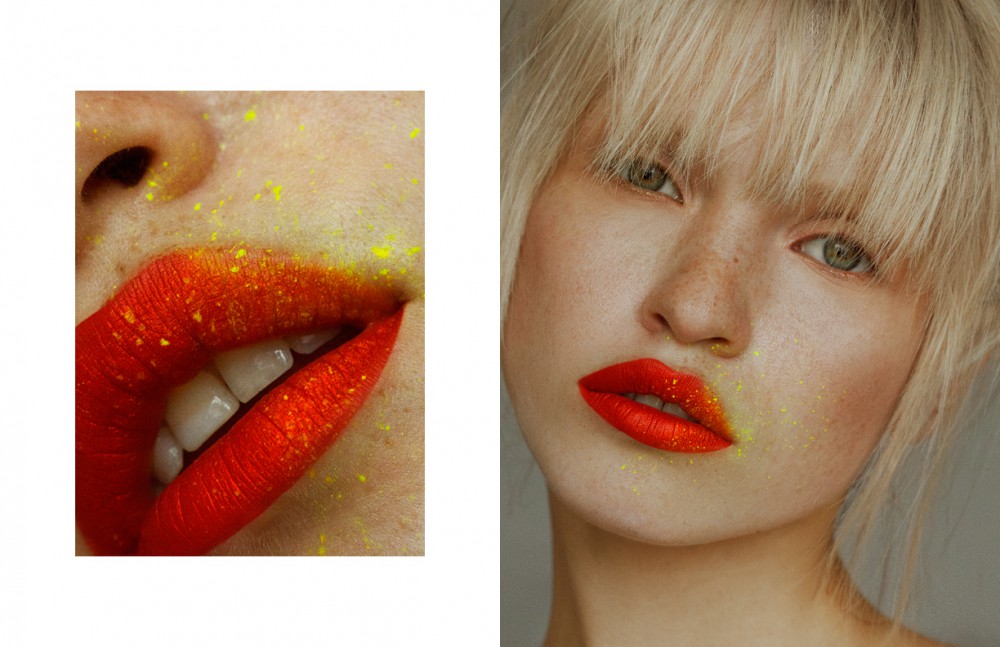 Smashbox Face / Camera Read BB Cream Cheeks / L.A Lights Palette Lips / Be Legendary Matte Lipstick in “Classic Red” & “Bing”