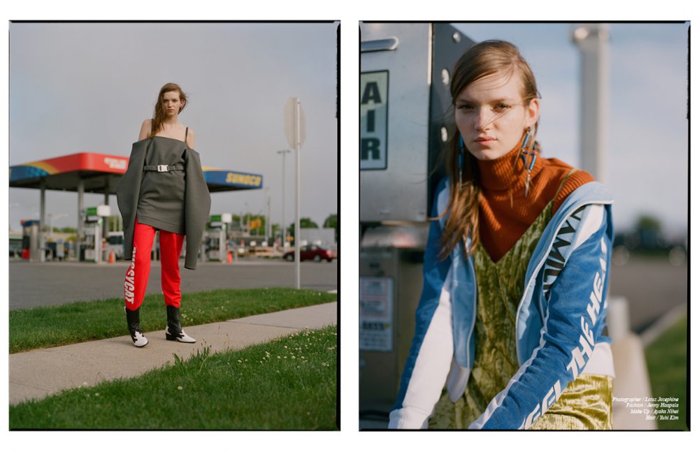 Sweatshirt / Andrea Jiapei Pants / Namilia Boots / Majesilver Earrings / Lauricci