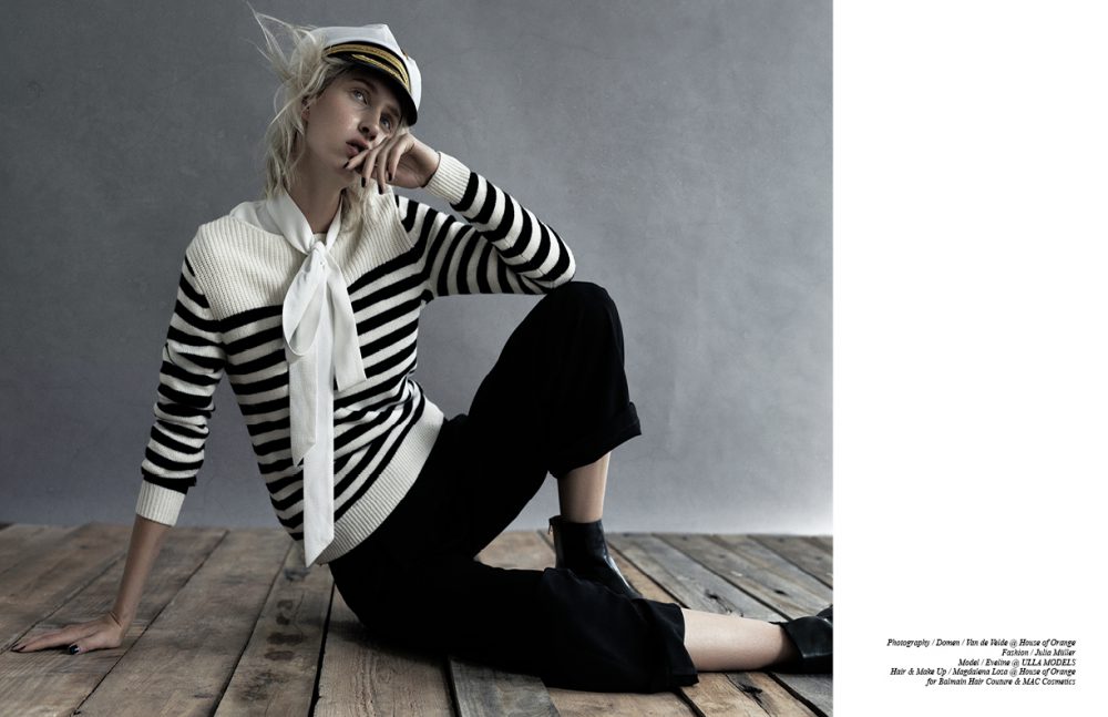 Jumper / SET Blouse / II by Claes Iversen  Black Trousers / Tramontana Black Boots / Avelon Hat / PARTYHOUSE