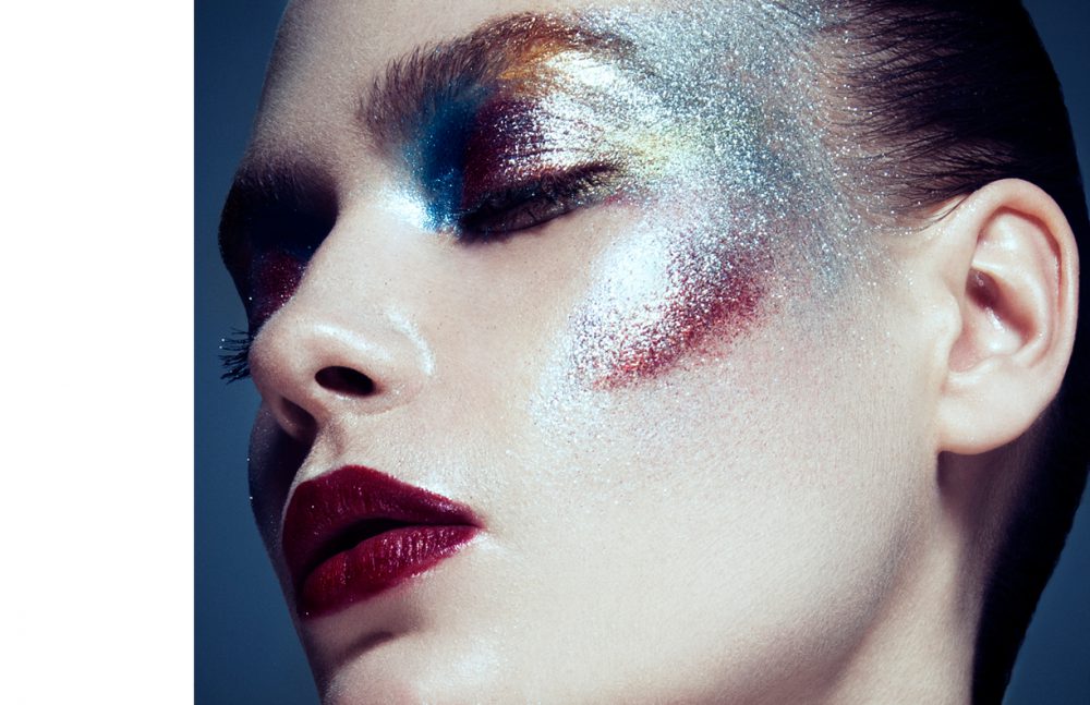 Reflects pearl, turquoise, gold, red glitter diva lipstick & gloss lipstick / M.A.C. Cosmetics