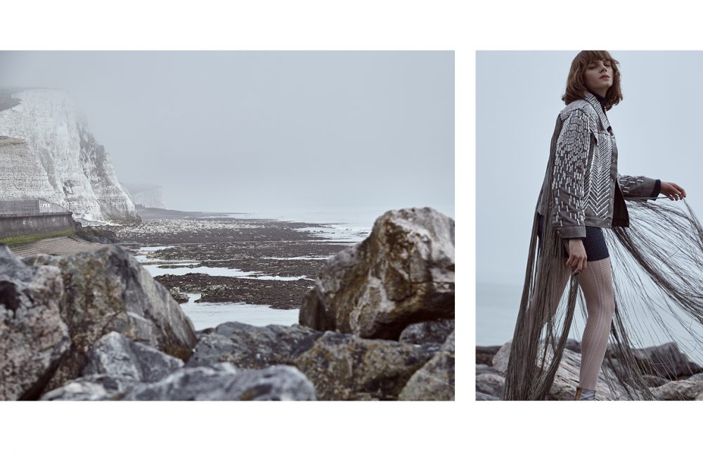 Dress / by Malene Birger  Boots / Camilla Elphick Fishnet Tights / FALKE