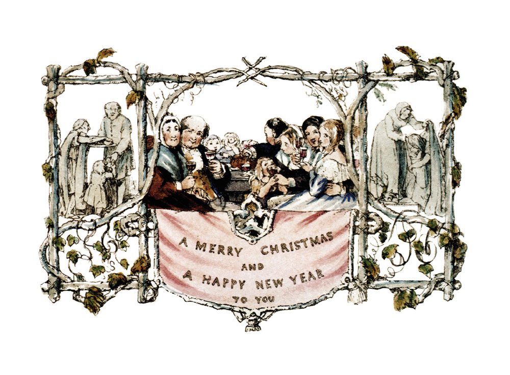 John Callcott Horsley's famous Christmas card