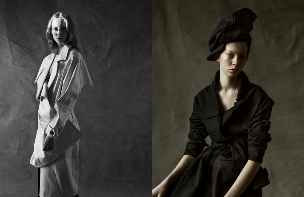 Coat / Weekday Opposite Coats / H&M Studio Coat / Weekday Headpiece / Made of Skirt from Hope 