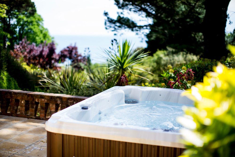 The Garden and Coach House Suites boast private hot tubs.