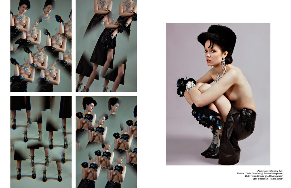 Skirt / KENZO All Jewels / Swarovski Gloves / Steinrohner Hat / Fiona Bennett Shoes / Dior 