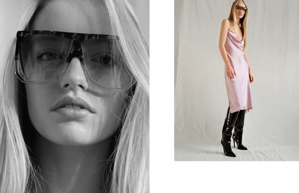Sunglasses / LOEWE Opposite Sunglasses / LOEWE Dress / Protagonist Shoes / Balenciaga