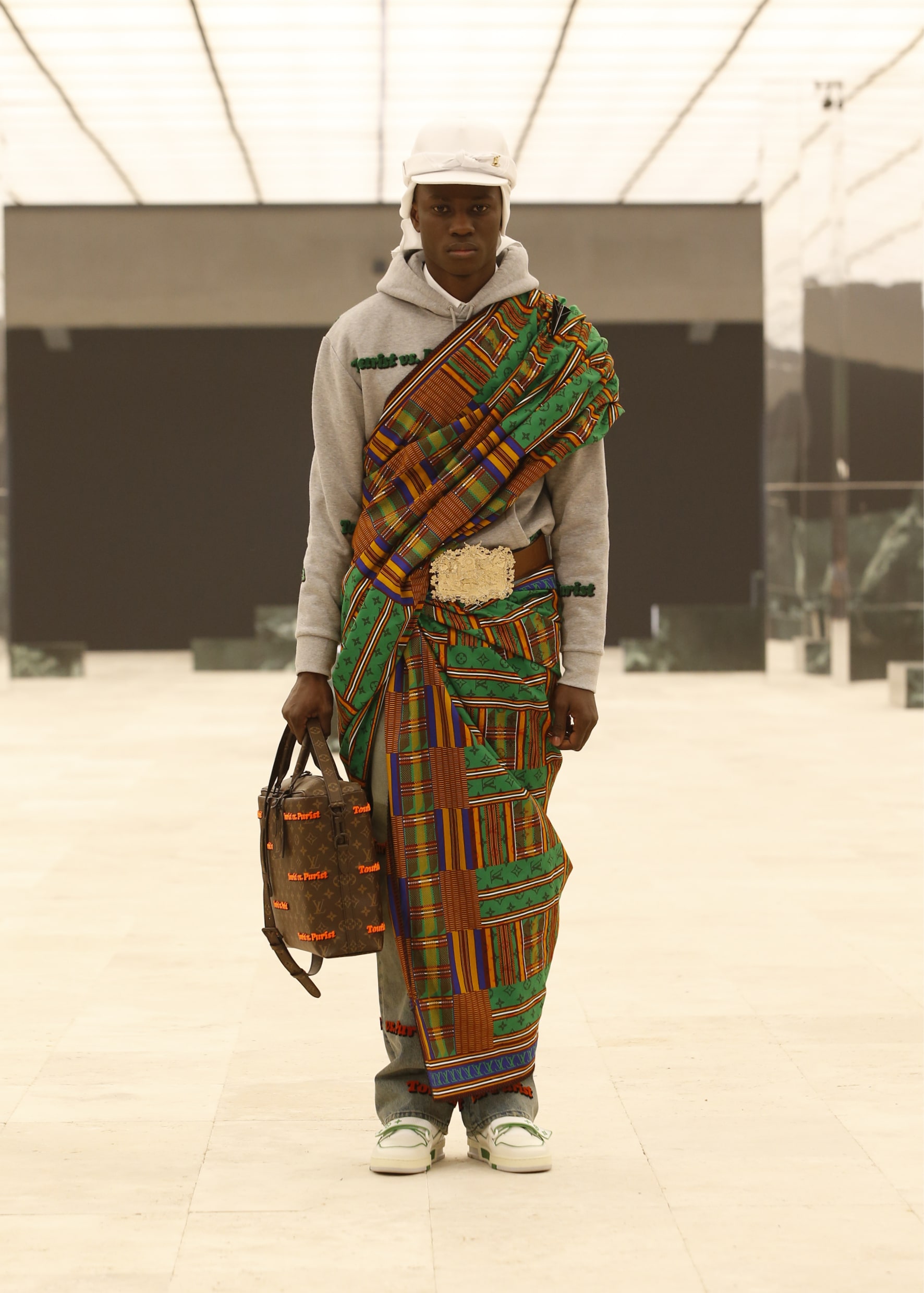 Louis Vuitton Wrap Coat White Men's - FW21 - US
