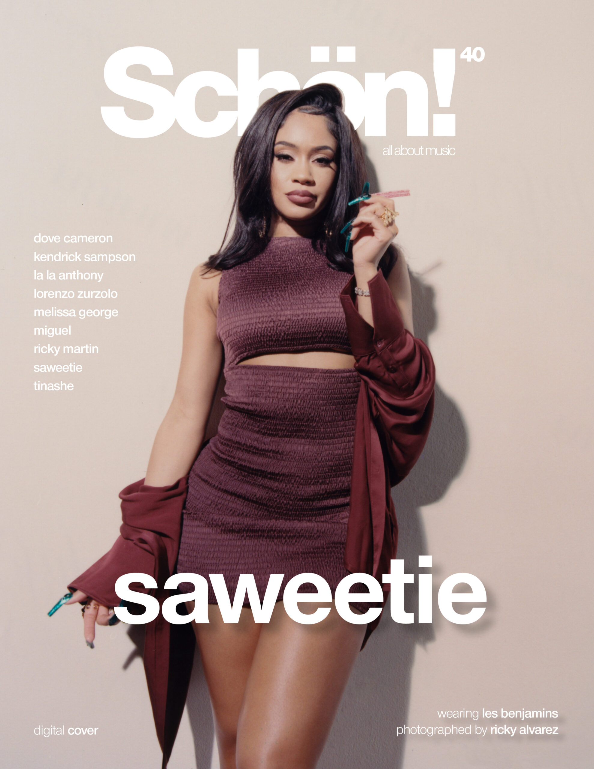 Schön! 40 digital cover  saweetie – Schön! Magazine