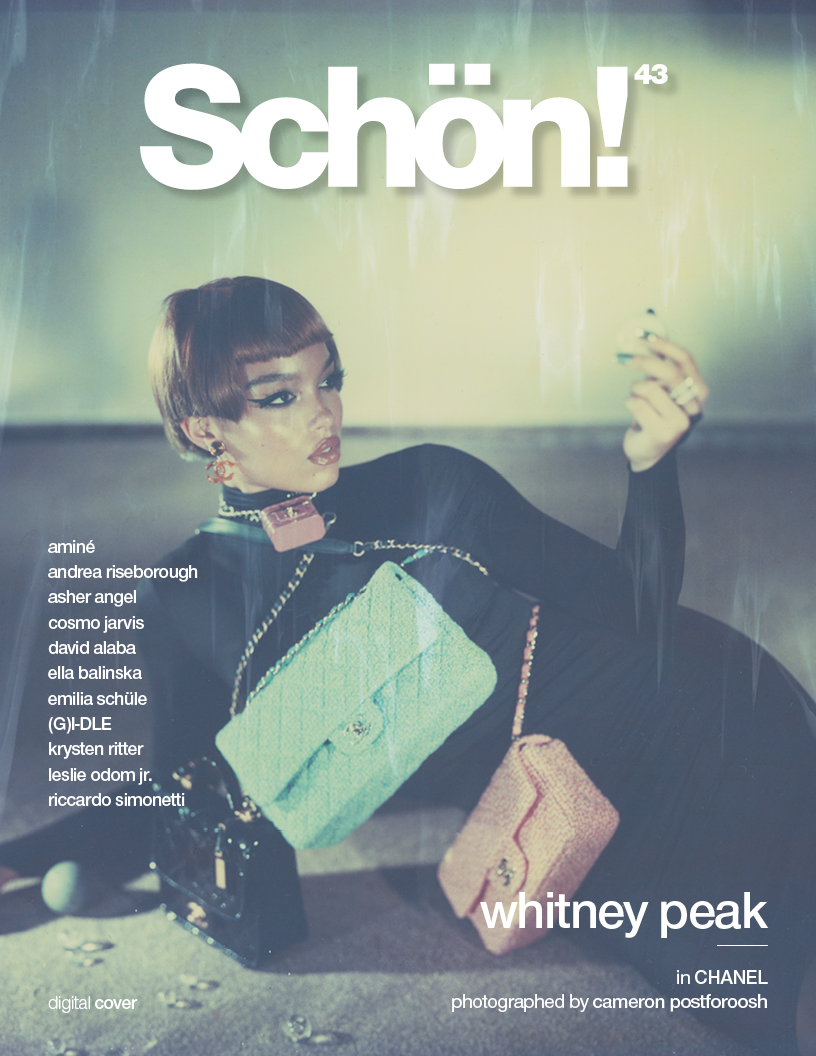 Schön! 43 digital cover  whitney peak in chanel – Schön! Magazine