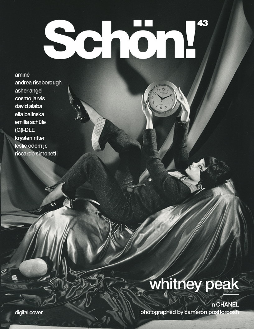 Schön! 43 digital cover  whitney peak in chanel – Schön! Magazine