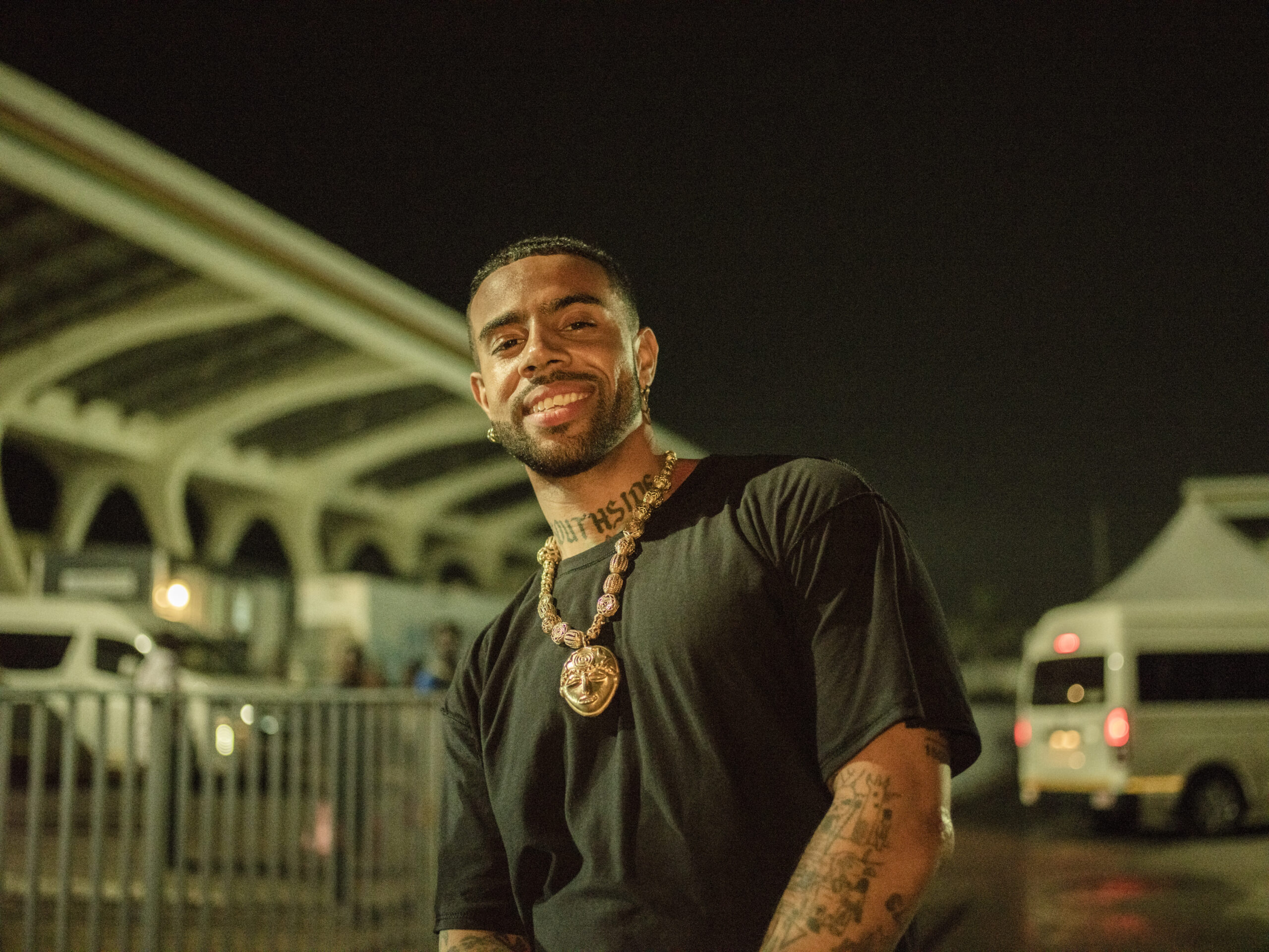 Black Star Line festival founder and Grammy-nominated artist Vic Mensa in Accra, Ghana
