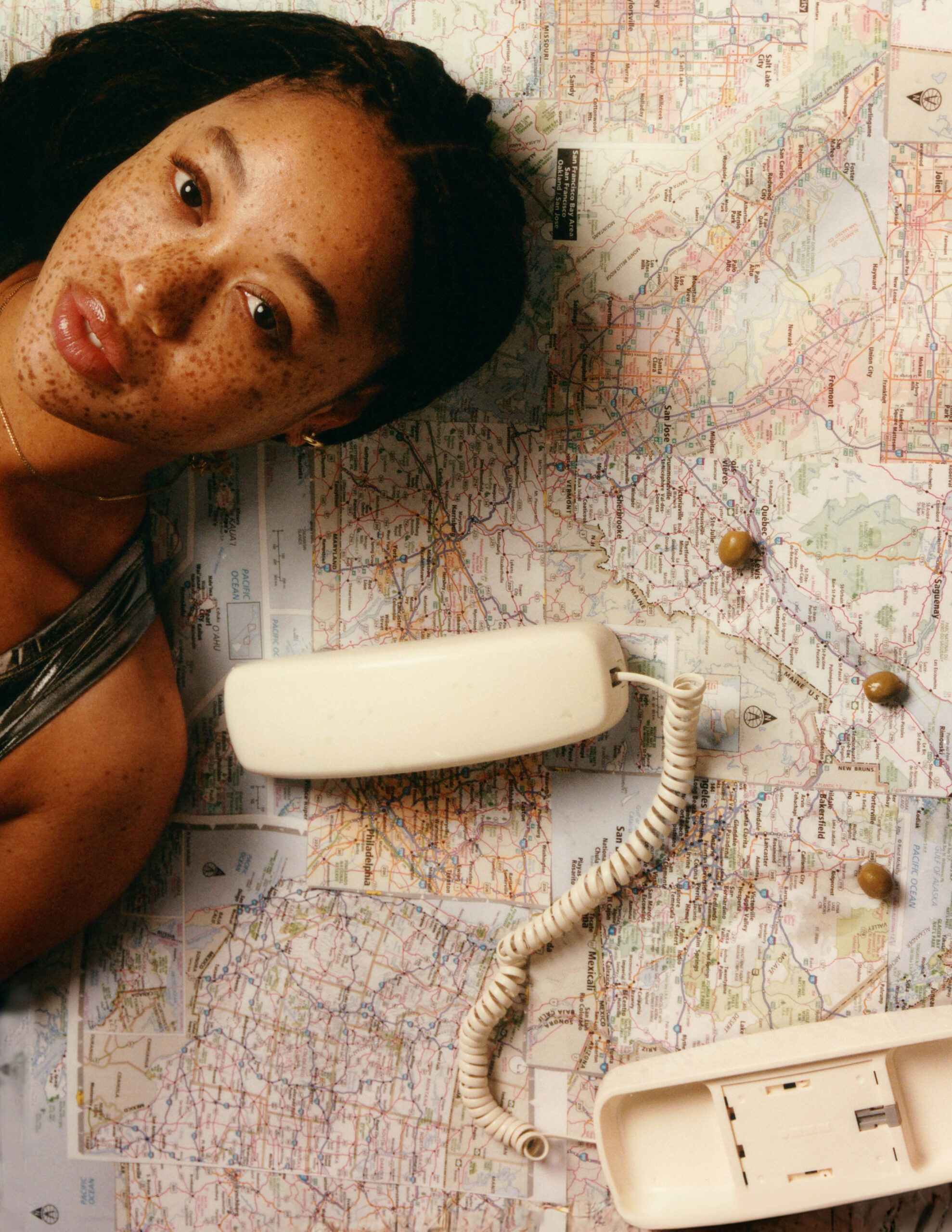 she took the map from me