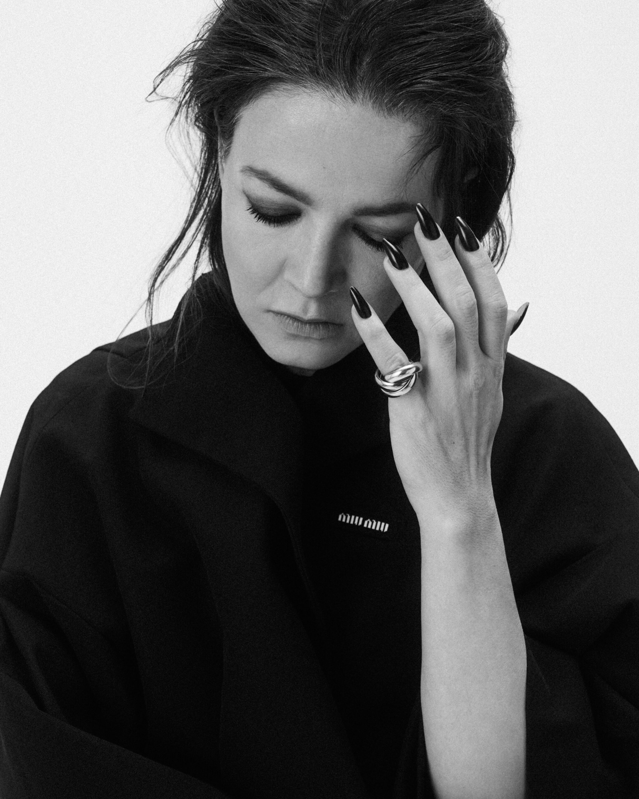 Schön! 46 digital cover | hannah herzsprung wearing Cartier