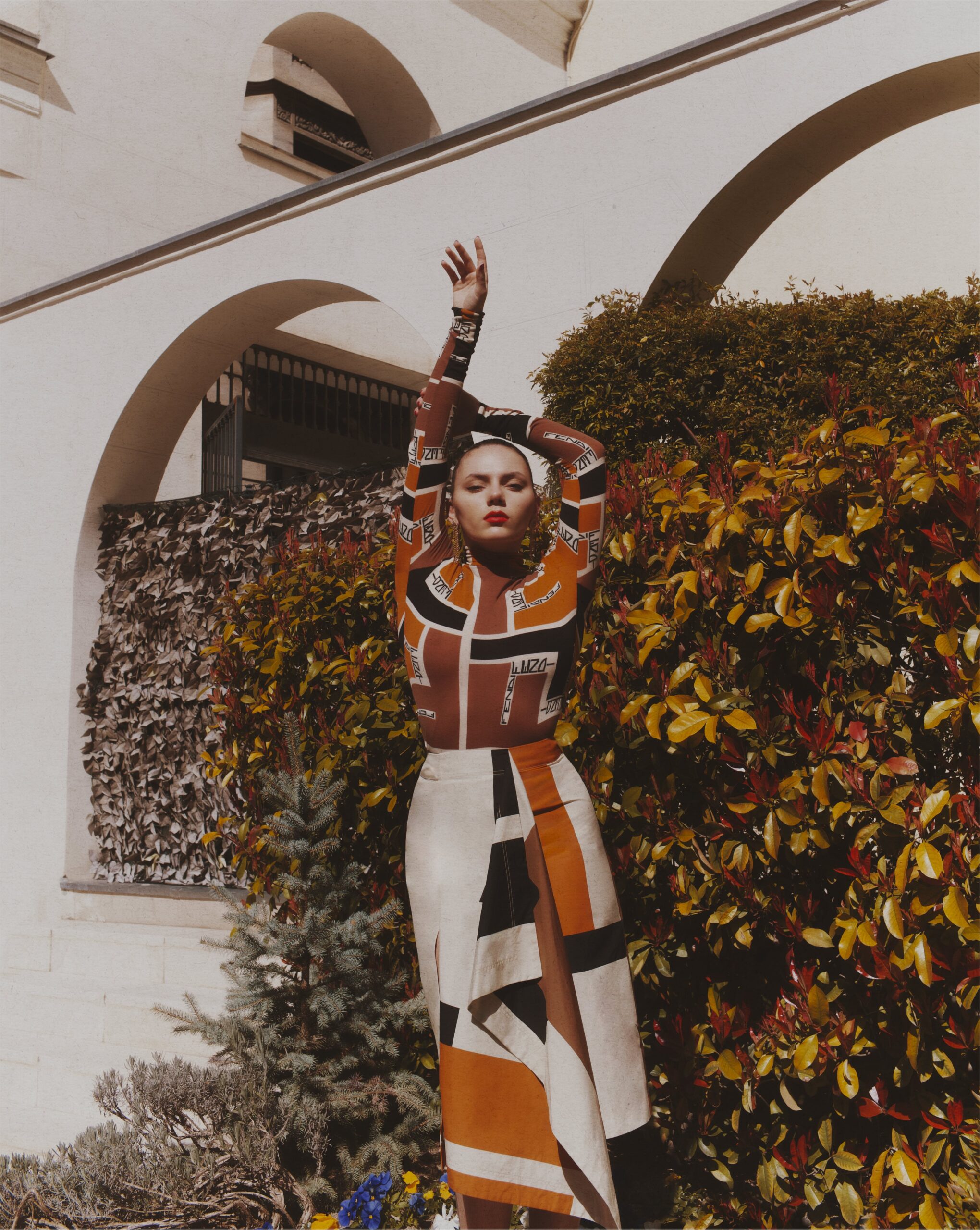 Schön! 46 digital cover | dafne keen in Fendi + Pomellato