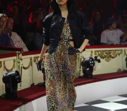 BERLIN, GERMANY - JULY 04: (EXCLUSIVE COVERAGE) A model walks the runway during the ABOUT YOU Fashion Circus as part of the Berlin Fashion Week SS25 on July 04, 2024 in Berlin, Germany. (Photo by Andreas Rentz/Getty Images for ABOUT YOU Fashion Week)