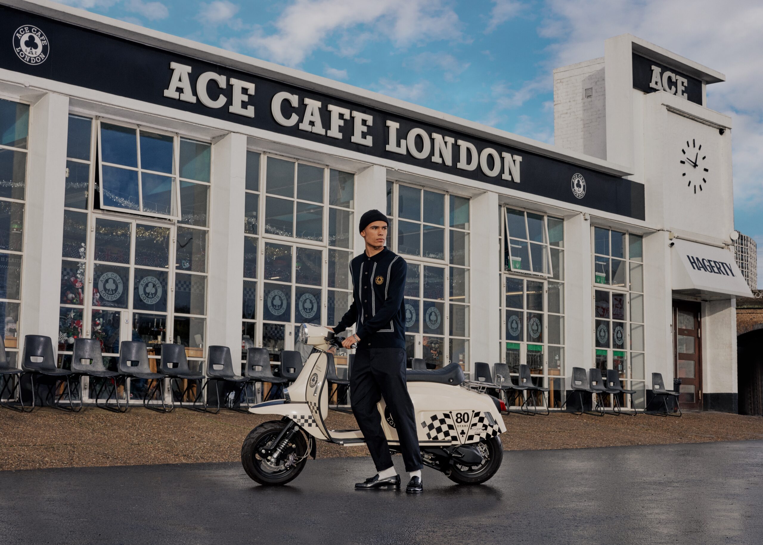 checkered ride out | ben sherman x ace cafe