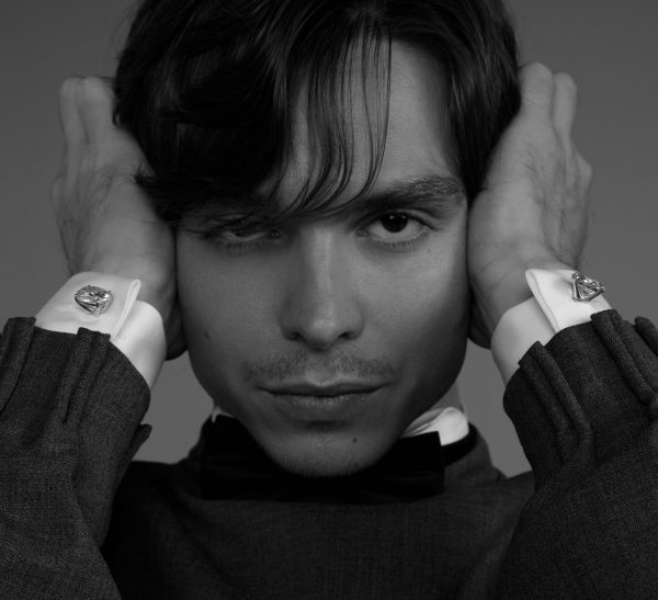 Schön! 47 | nicholas alexander chavez wearing Dior Men, Fursac + Azature