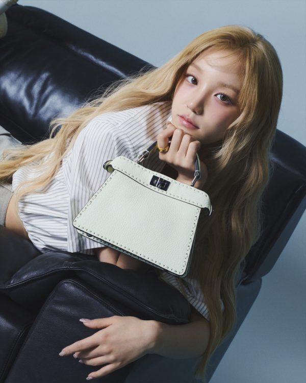 fendi | song yuqi fronts peekaboo iseeu in beat-synced campaign