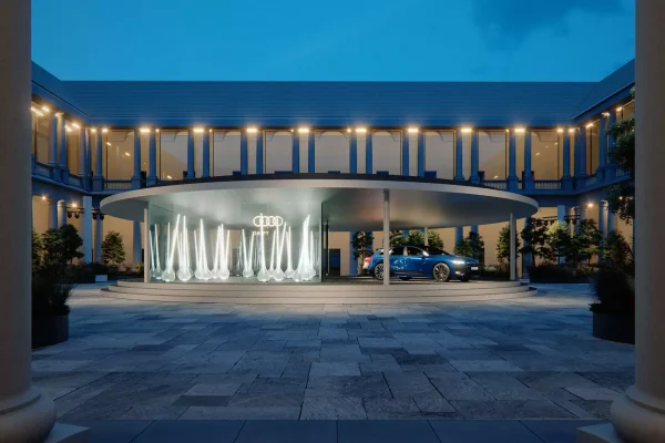 audi x drift | portrait milano turns kinetic for design week