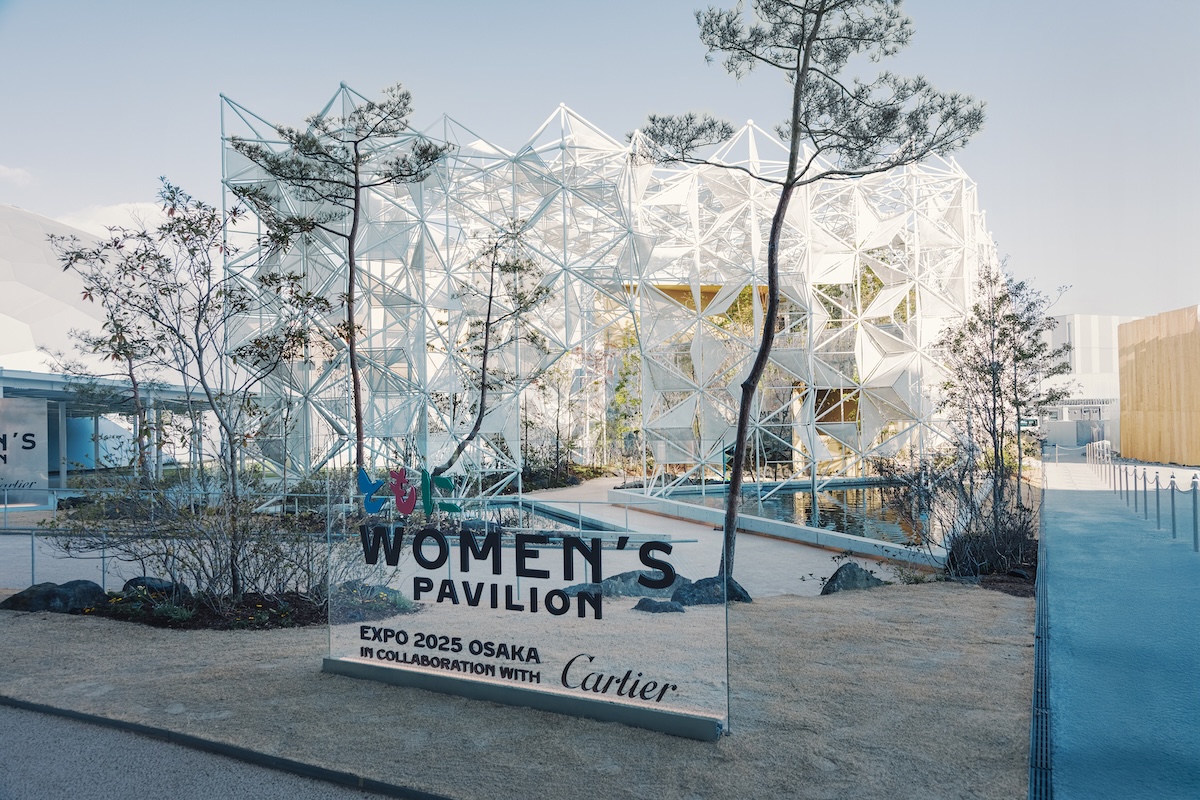 万博2025 女性館　カルティエ ピンバッジ EXPO 2025 WOMEN cartier x expo 2025 osaka | women's pavilion opens with a call to