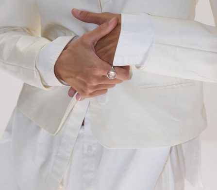 Eclipse Rock Crystal Signet_