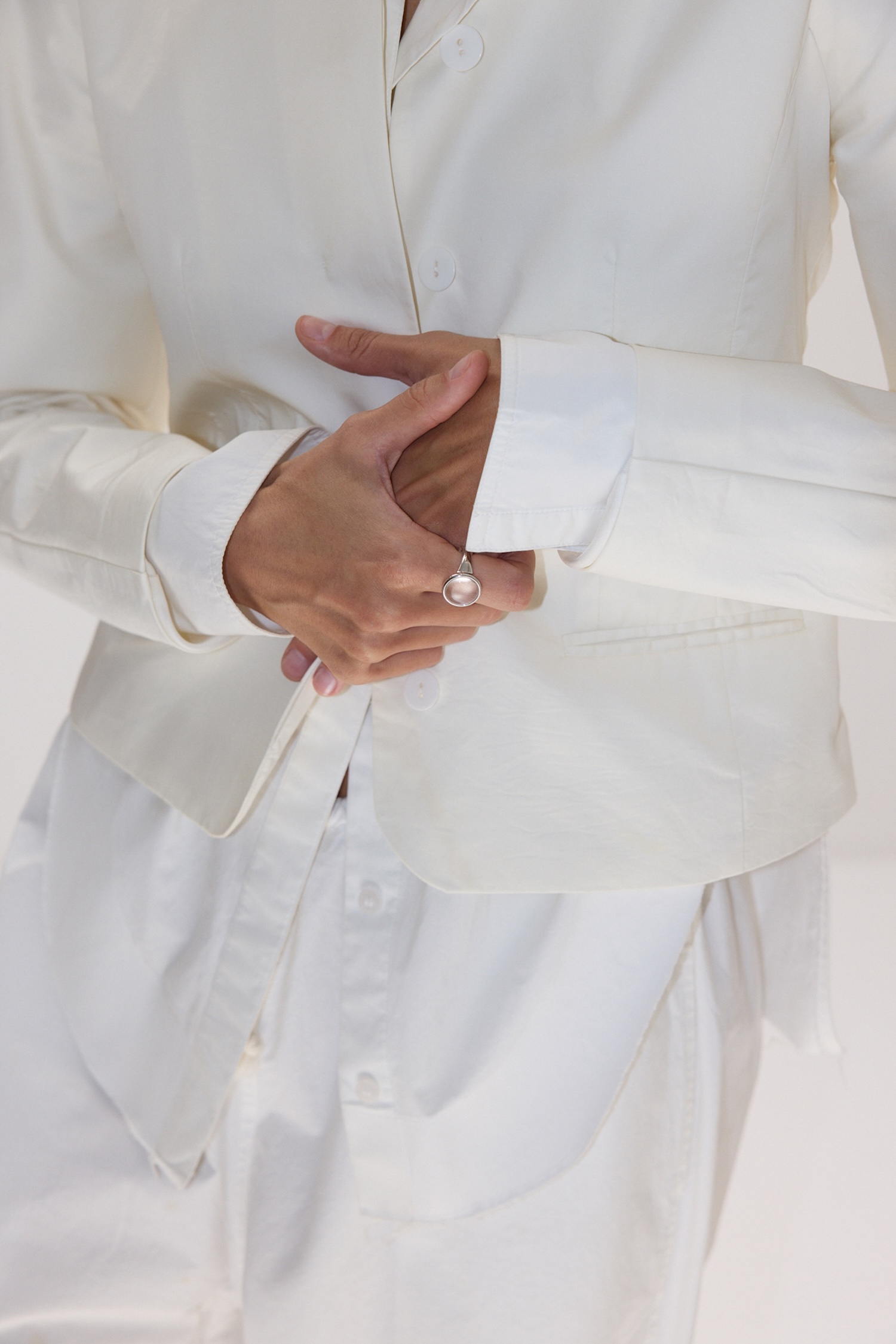 Eclipse Rock Crystal Signet_