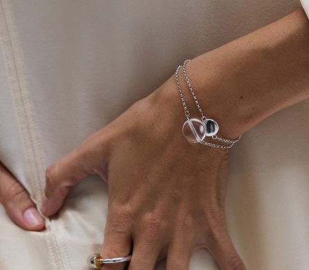 Eclipse Two-Strand Rock Crystal Bracelet_