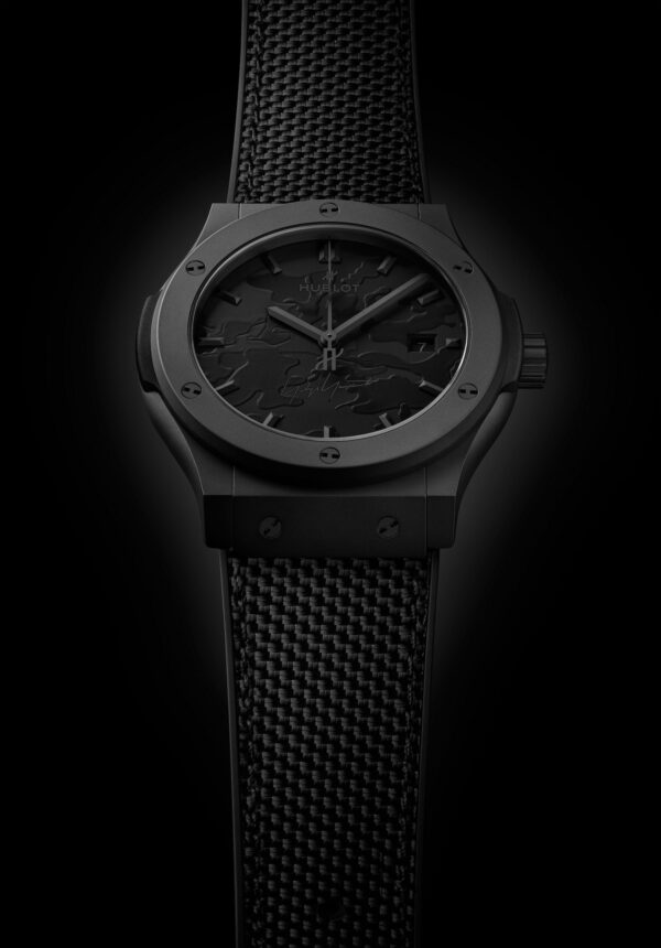 hublot x yohji yamamoto | the classic fusion all black camo